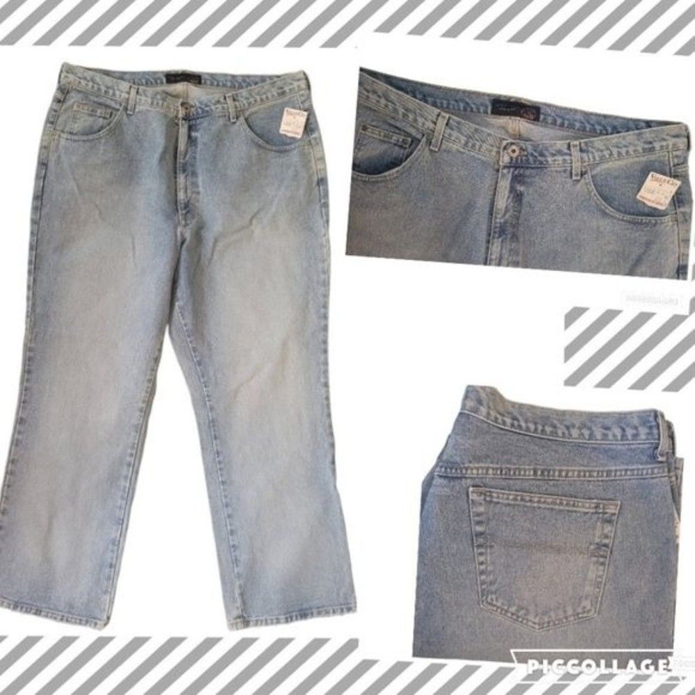 Venezia Light Wash Mom Straight Leg Jeans- SIZE 22 NEW W TAGS! RARE, 90s VINTAGE